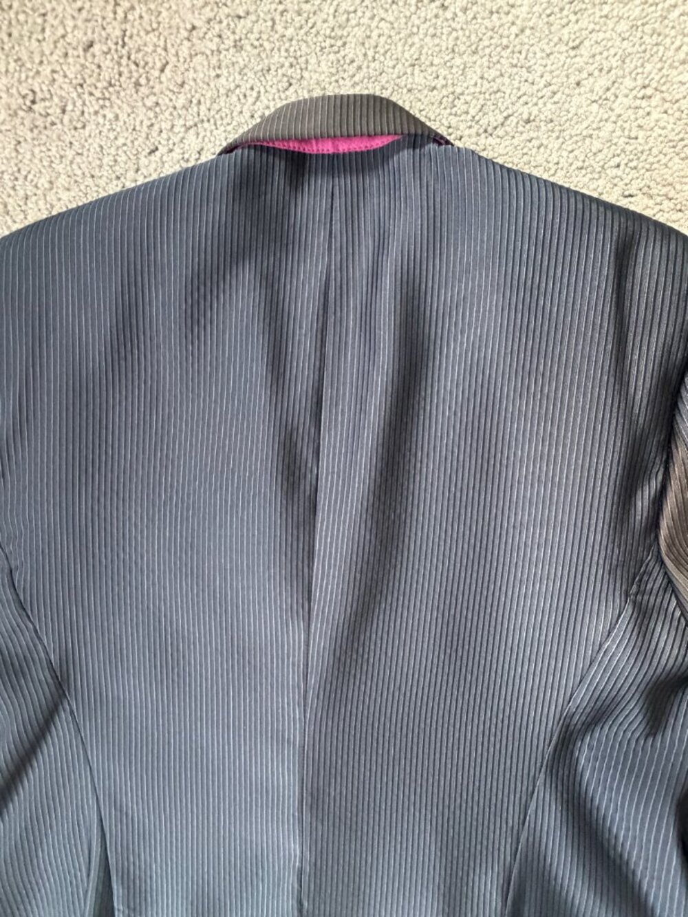MARK & LONA FER Collection Strip Search Warrant Jacket - UK 46R-Navy/Black NWOT - Picture 14 of 14